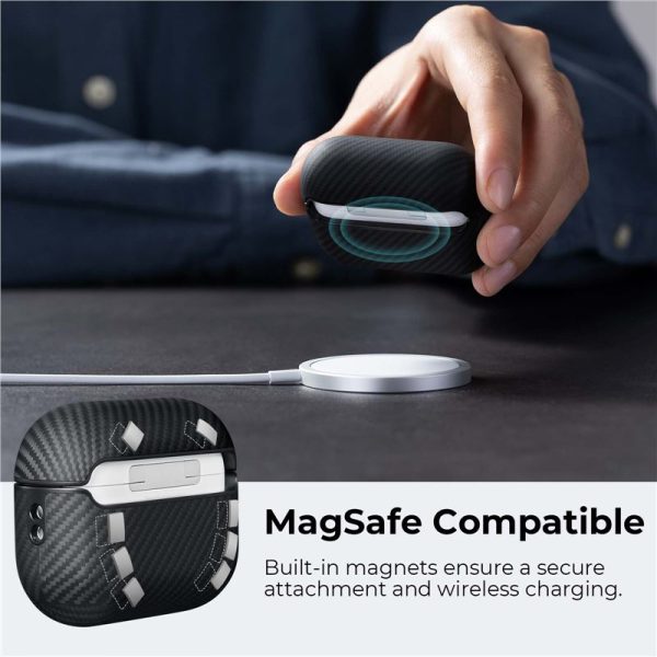 Pitaka MagEZ case black/grey - Airpods Pro/Pro 2 (APM7001) - Image 3