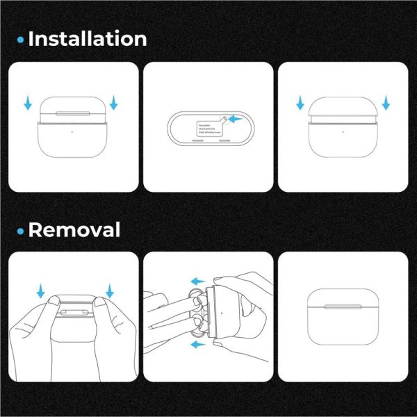 Pitaka MagEZ case black/grey - Airpods Pro/Pro 2 (APM7001) - Image 9