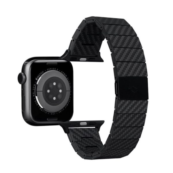 Pitaka Carbon fiber strap black -Apple Watch 49/46/45/44mm (AWB2307) - Image 4