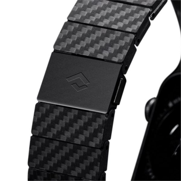 Pitaka Carbon fiber strap black -Apple Watch 49/46/45/44mm (AWB2307) - Image 5