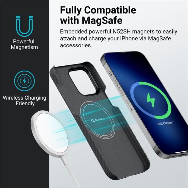 Pitaka Fusion Weaving MagEZ Case 3 overture-Apple iPhone 14 Pro (FO1401P) - Image 3