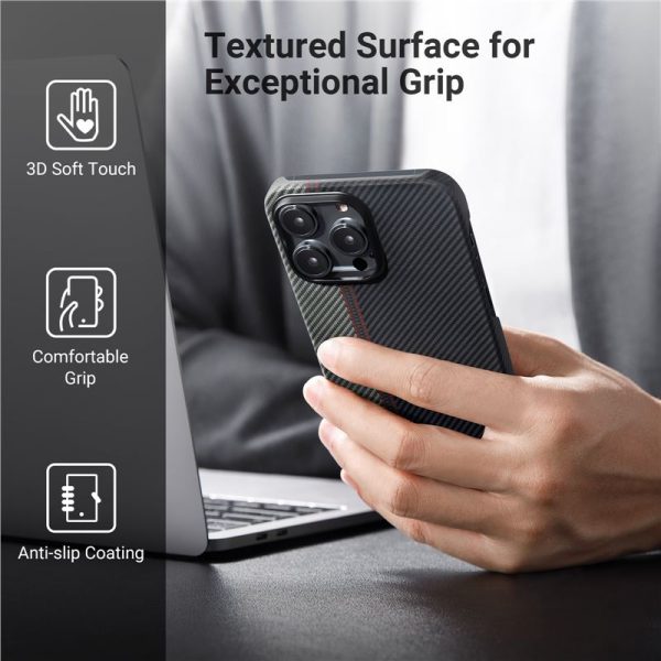 Pitaka Fusion Weaving MagEZ Case 3 overture-Apple iPhone 14 Pro (FO1401P) - Image 5