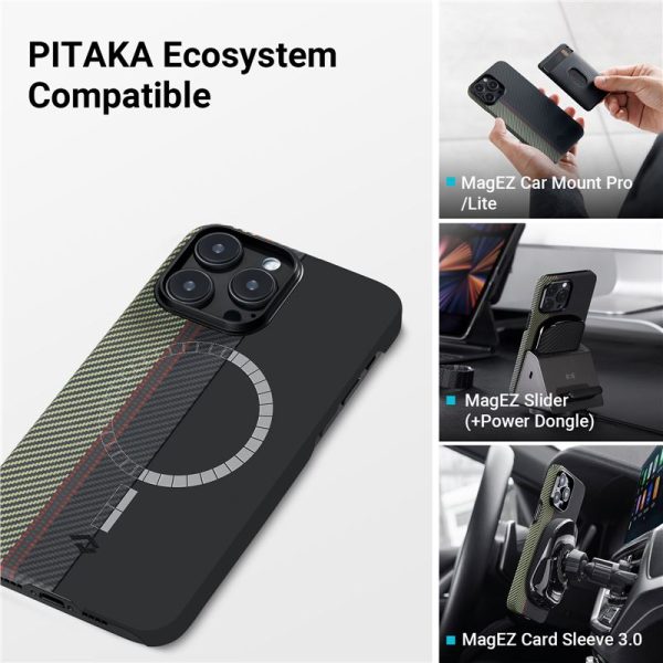Pitaka Fusion Weaving MagEZ Case 3 overture-Apple iPhone 14 Pro (FO1401P) - Image 7