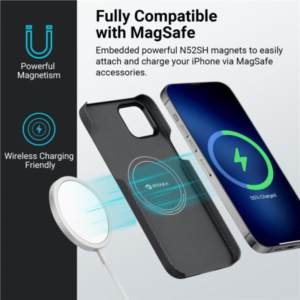 Pitaka Fusion Weaving MagEZ Case 3 rhapsody-Apple iPhone 14 (FR1401) - Image 3