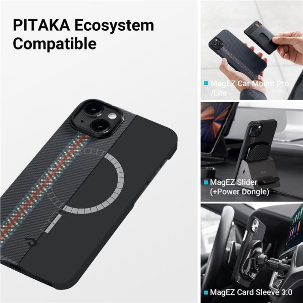 Pitaka Fusion Weaving MagEZ Case 3 rhapsody-Apple iPhone 14 (FR1401) - Image 7