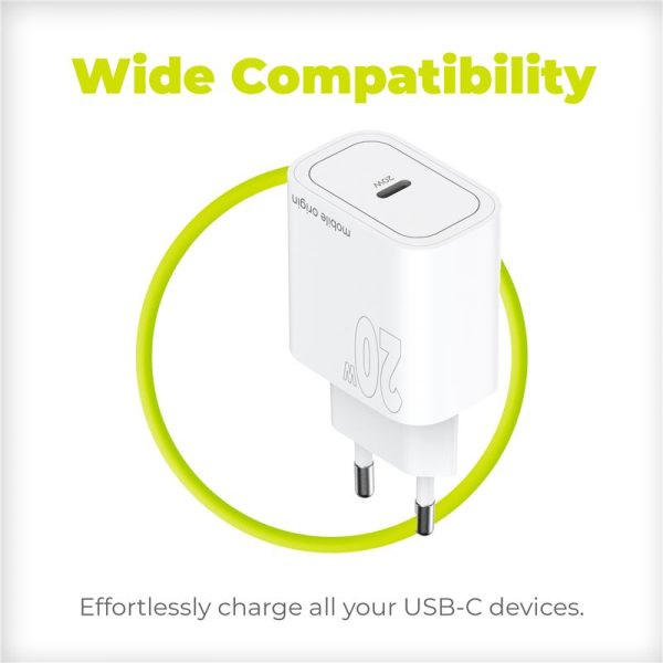 Mobile Origin PD20W Wall Charger MO11 1 USB-C (FRL-PD20W-MO11) - Image 3