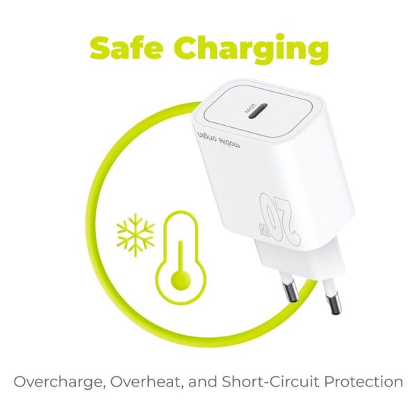 Mobile Origin PD20W Wall Charger MO11 1 USB-C (FRL-PD20W-MO11) - Image 4