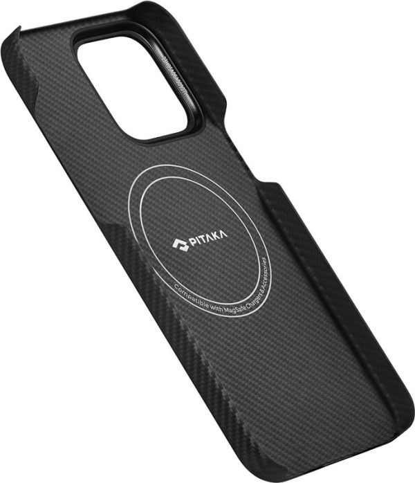 Pitaka MagEZ 4 600D case black/grey twill-Apple iPhone 15 Pro (KI1501PA) - Image 4