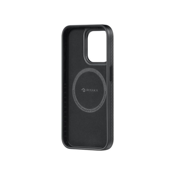 Pitaka MagEZ Pro 4 600D case black/grey twill-Apple iPhone 15 Pro (KI1501PPA) - Image 6