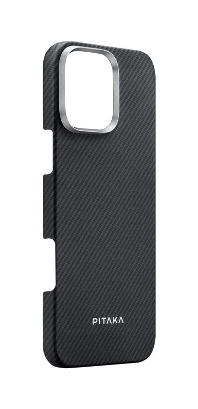 Pitaka Ultra-Slim Case Black/Grey Twill-Apple iPhone 16 Pro Max (KI1601PMA) - Image 3