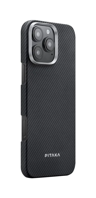 Pitaka Ultra-Slim Case Black/Grey Twill-Apple iPhone 16 Pro Max (KI1601PMA) - Image 4