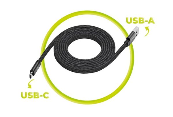 Mobile Origin Magnetic Flat Patented Original Cable USB-A to USB-C 1m black   (MCF-USBA-1M-BLK) - Image 9