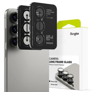 OS?ONA APARATU RINGKE CAMERA FRAME PROTECTOR 2-PACK GALAXY S25 BLACK