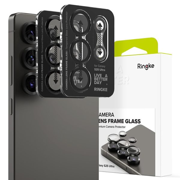 OS?ONA APARATU RINGKE CAMERA FRAME PROTECTOR 2-PACK GALAXY S25 ULTRA BLACK