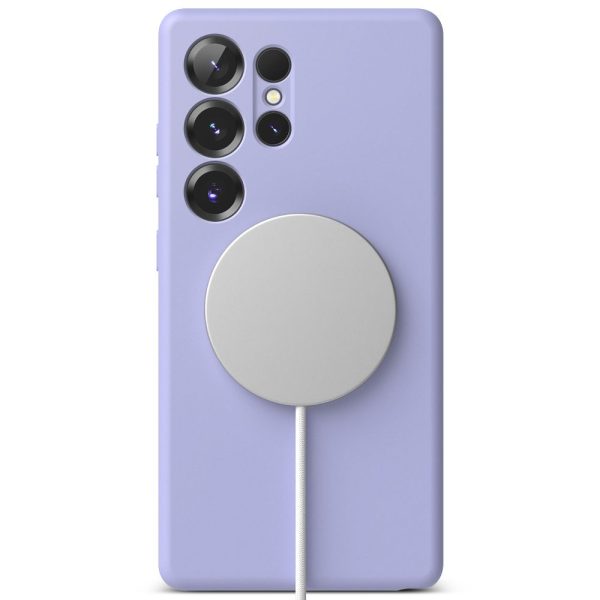 RINGKE SILICONE MAGNETIC MAGSAFE-SAMSUNG GALAXY S25 ULTRA LAVENDER - Image 4