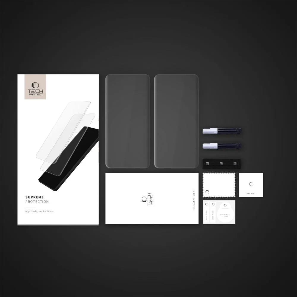 Τζάμι Προστασίας Xiaomi Redmi Note 14 Pro / Pro Plus 5G / Poco X7 5G Tech-Protect Glass UV+ 2-Pack Clear - Image 3