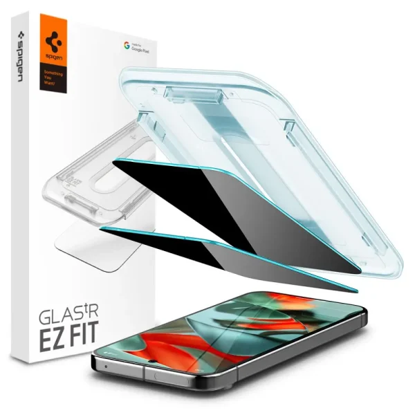 Spigen Glass tR EZ Fit (Privacy) 2 Pack - Google Pixel 9 Pro XL (AGL09313)