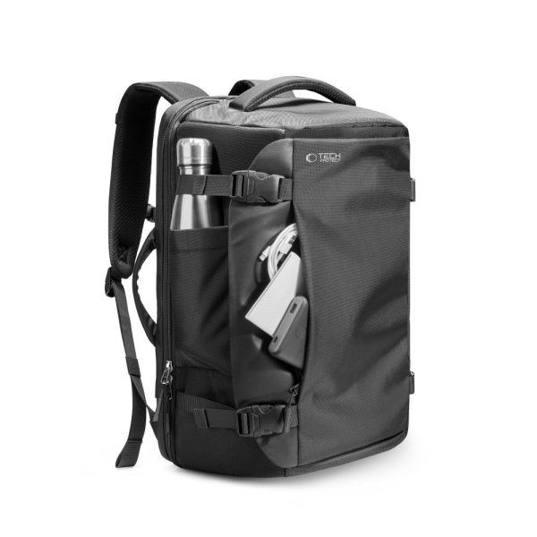 TECH-PROTECT DEFENDER S40 TRAVEL LAPTOP BACKPACK 28L BLACK - Image 6