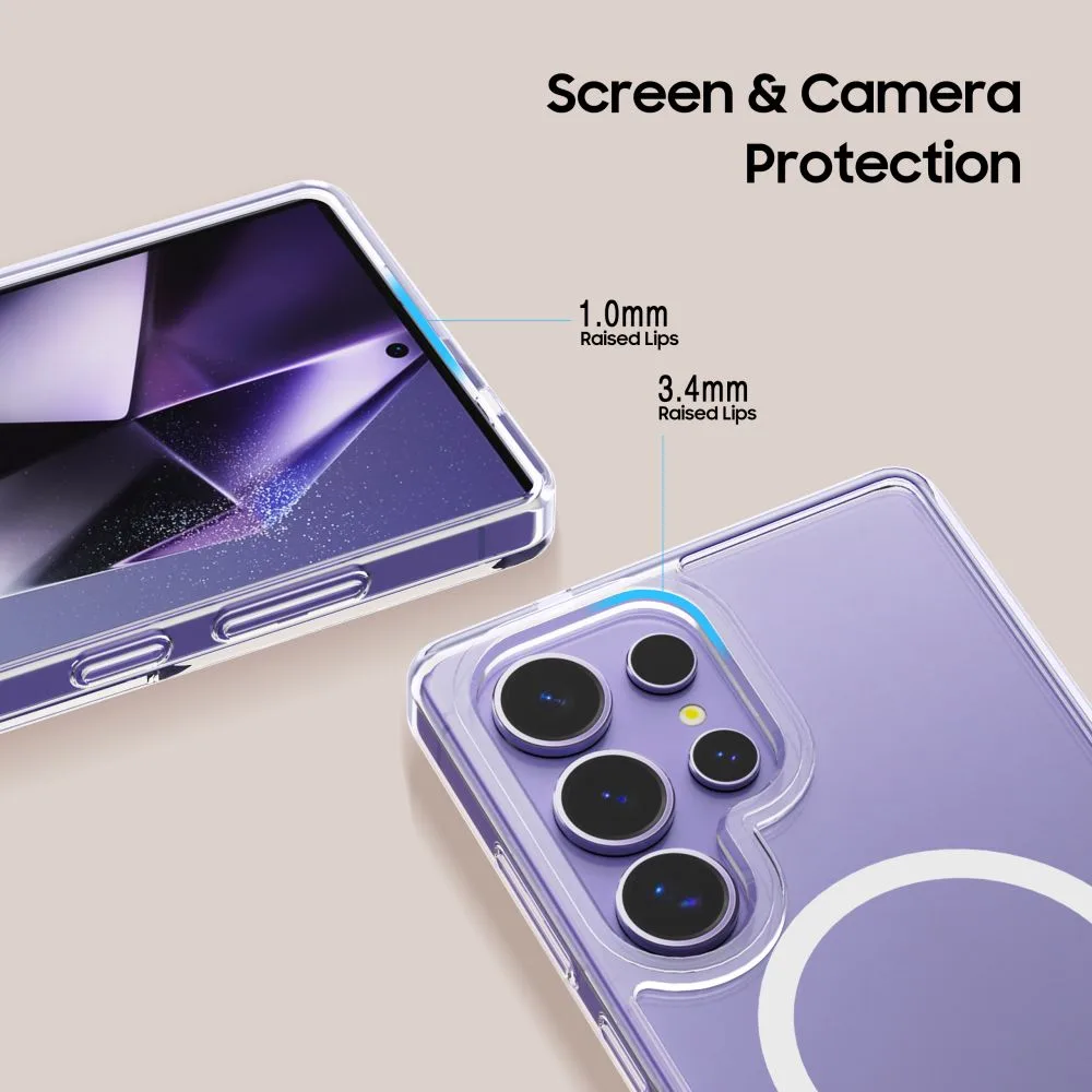 Θήκη Samsung Galaxy S25 Ultra Tech-Protect FlexAir Hybrid MagSafe Clear - Image 3