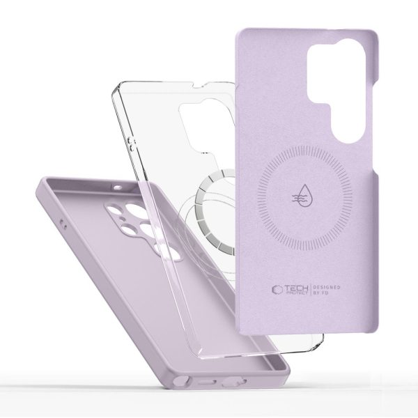 TECH-PROTECT LIQUID SILICONE MAGSAFE GALAXY S25 ULTRA MAUVE - Image 2