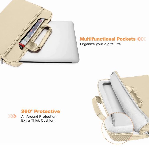 TECH-PROTECT POCKET BAG LAPTOP 13-14 DESERT BEIGE - Image 3