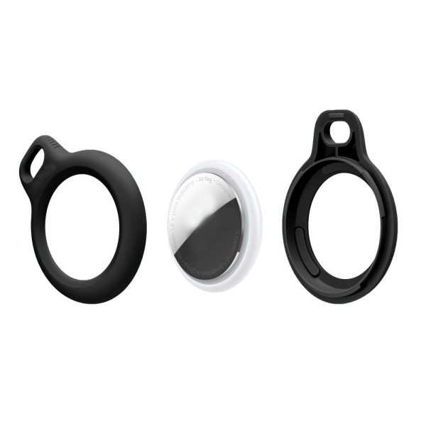 TECH-PROTECT ROUGH CHAIN 2-PACK APPLE AIRTAG BLACK - Image 3