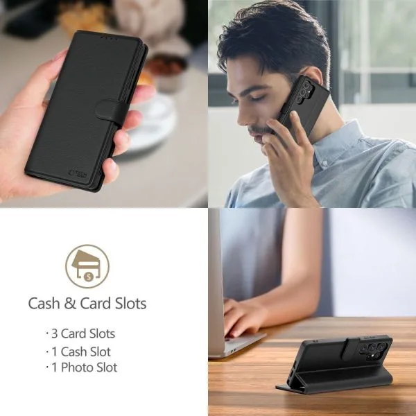 Θήκη Πορτοφόλι Samsung Galaxy A36 5G Tech-Protect Wallet Matte Black - Image 4