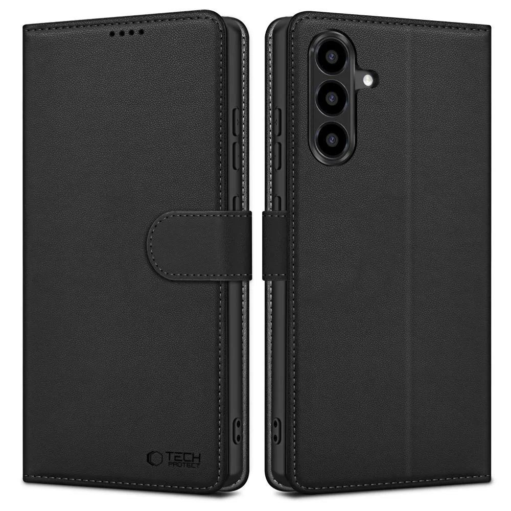 Θήκη πορτοφόλι Samsung Galaxy A36 5G Tech-Protect Wallet Matte Black