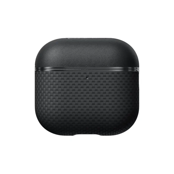 Pitaka Aramid Fiber Magnetic Case black/gray - AirPods 4 (APM2404) - Image 2