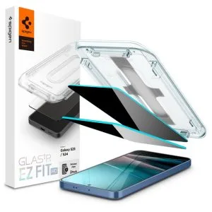 Privacy Τζάμι Προστασίας Samsung Galaxy S24 S25 Spigen Glas.TR EZ Fit HD 2-Pack