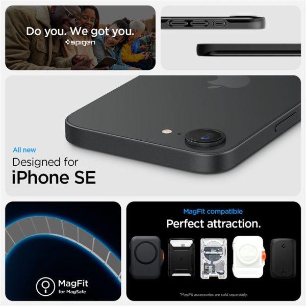 Spigen Thin Fit MagSafe black-Apple iPhone 16e (ACS09135) - Image 4