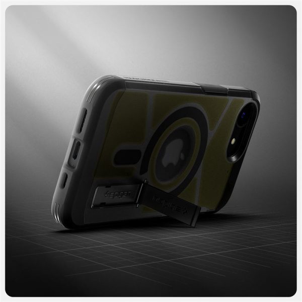 Spigen Tough Armor MagSafe frost black-Apple iPhone 16e (ACS09138) - Image 5