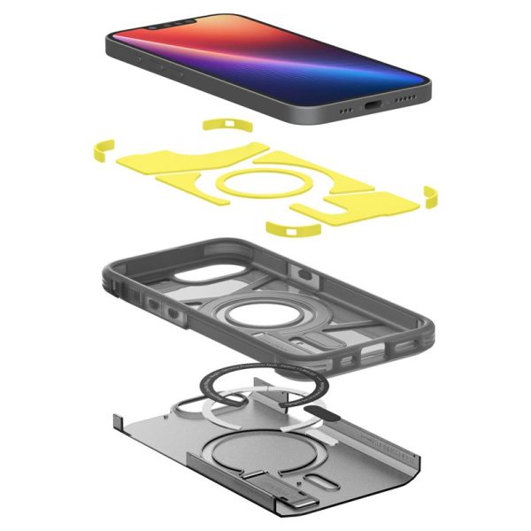 Spigen Tough Armor MagSafe frost black-Apple iPhone 16e (ACS09138) - Image 16
