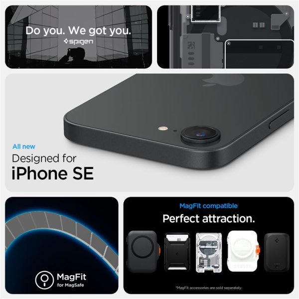 Spigen Ultra Hybrid MagSafe zero one black-Apple iPhone 16e (ACS09141) - Image 3