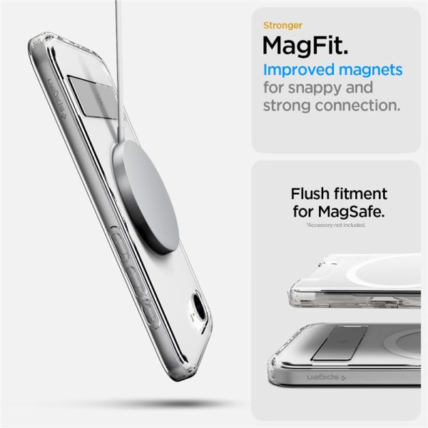 Spigen Ultra Hybrid S MagSafe clear white-Apple iPhone 16e (ACS09148) - Image 10