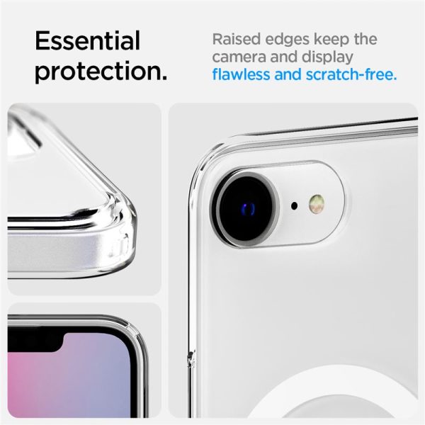 Spigen Ultra Hybrid S MagSafe clear white-Apple iPhone 16e (ACS09148) - Image 11