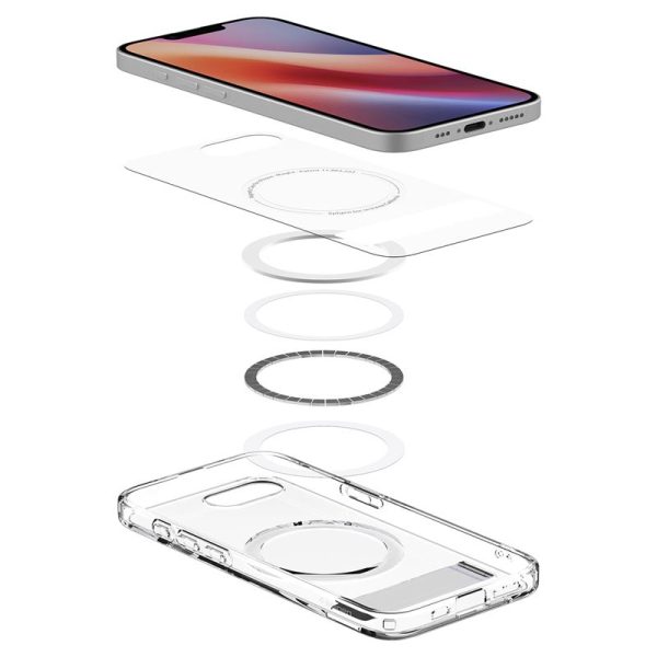 Spigen Ultra Hybrid S MagSafe clear white-Apple iPhone 16e (ACS09148) - Image 18