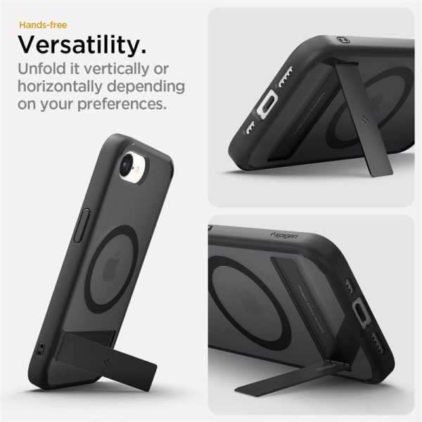 Spigen Ultra Hybrid S MagSafe frost black-Apple iPhone 16e (ACS09149) - Image 8