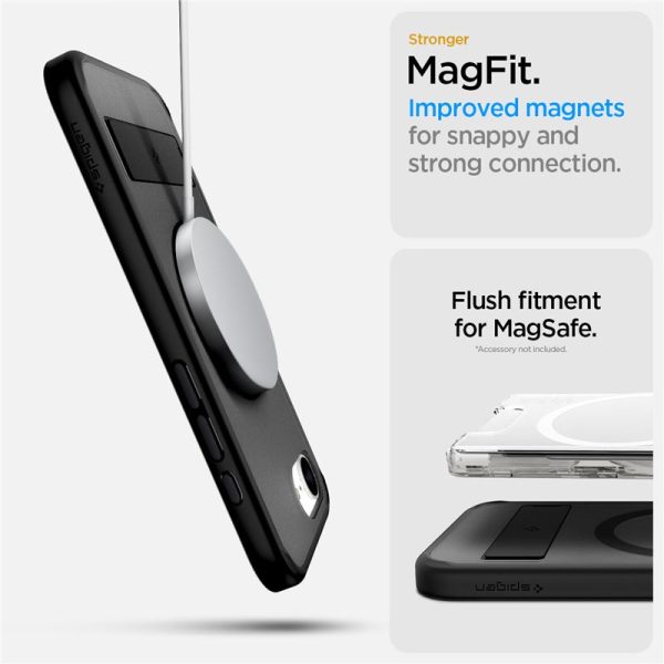 Spigen Ultra Hybrid S MagSafe frost black-Apple iPhone 16e (ACS09149) - Image 10