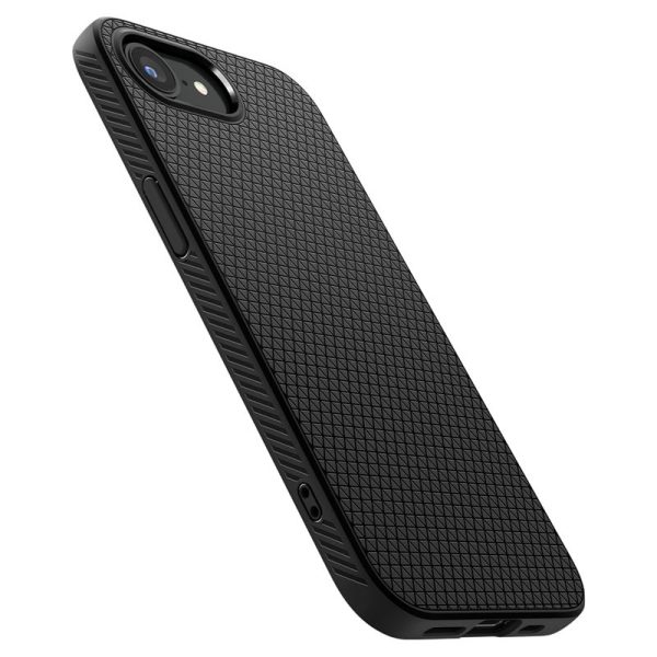 Spigen Liquid Air matte black-Apple iPhone 16e (ACS09161) - Image 4