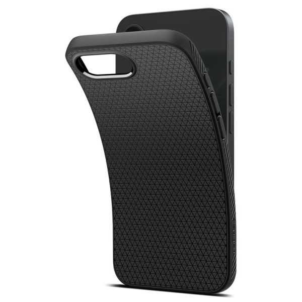 Spigen Liquid Air matte black-Apple iPhone 16e (ACS09161) - Image 6