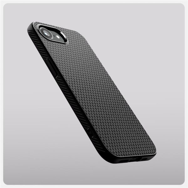 Spigen Liquid Air matte black-Apple iPhone 16e (ACS09161) - Image 10