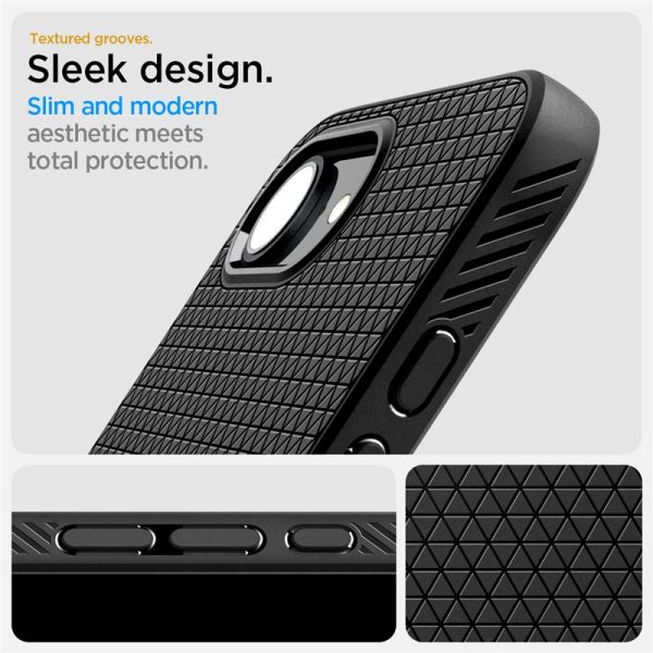 Spigen Liquid Air matte black-Apple iPhone 16e (ACS09161) - Image 13