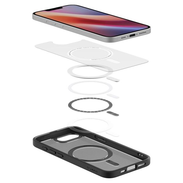 Spigen Crystal Hybrid MagSafe frost black-Apple iPhone 16e (ACS09175) - Image 8
