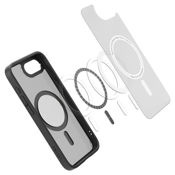 Spigen Crystal Hybrid MagSafe frost black-Apple iPhone 16e (ACS09175) - Image 9