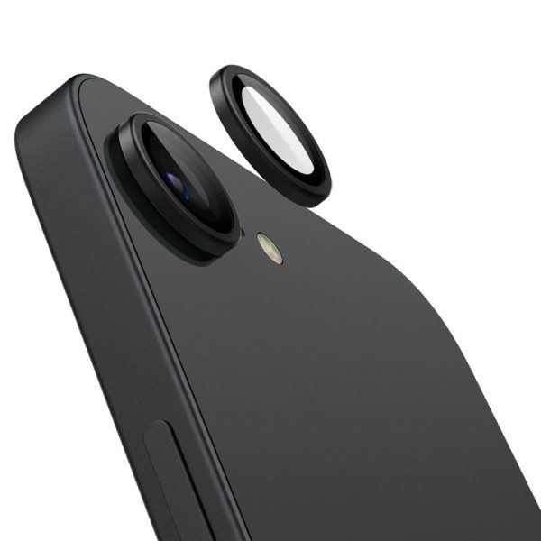 Spigen Glass tR EZ Fit Optik Pro 2 Pack black-Apple iPhone 16e (AGL09279) - Image 3