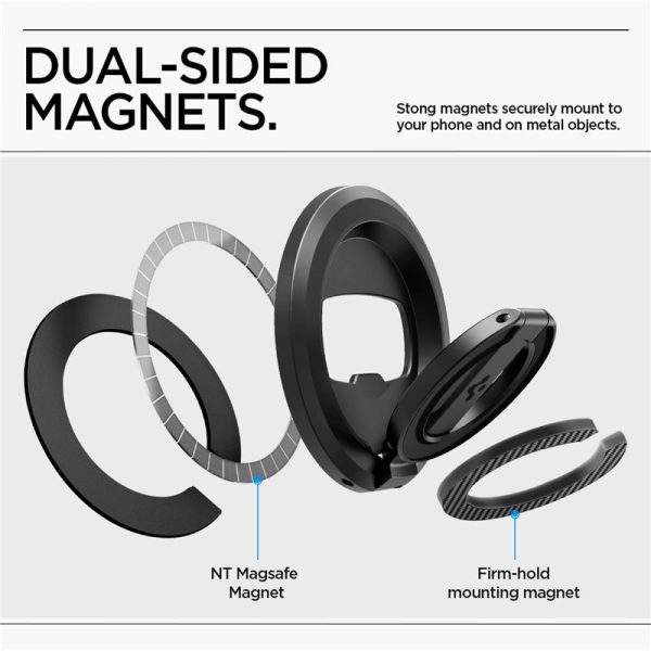 Spigen O-Mag Magnetic Phone Holder with Adjustable Stand black (AMP08822) - Image 5