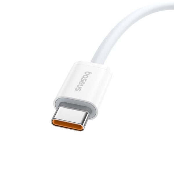 Baseus Superior Series 2 Fast Charging Data Cable Type-C to Type-C 100W 2m Moon White (P10365200211-04) - Image 2