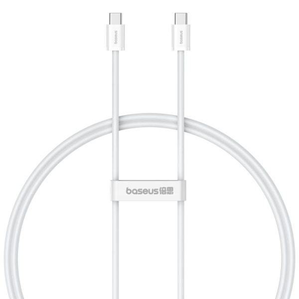 Baseus Superior Series 2 Fast Charging Data Cable Type-C to Type-C 100W 2m Moon White (P10365200211-04) - Image 4