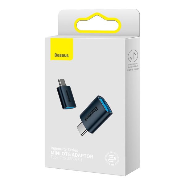 Baseus adapter Ingenuity USB-C to USB-A 3.1 blue OTG (ZJJQ000003) - Image 6